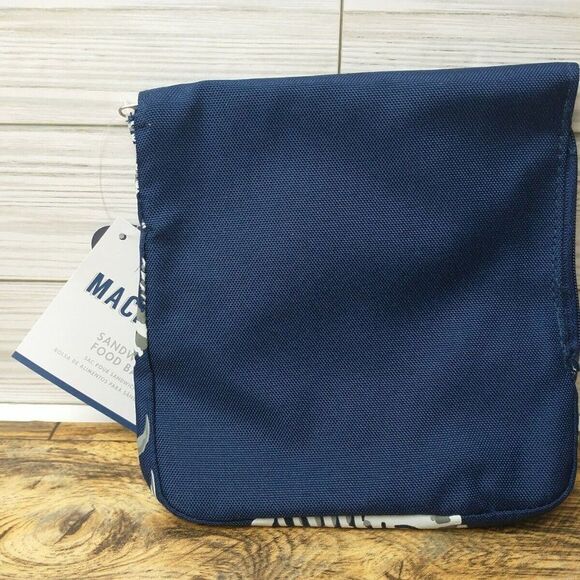 Pottery Barn Dinosaur Sandwich Bag Dino Bones Glow Dark School Boy Lunch… - Picture 2 of 3